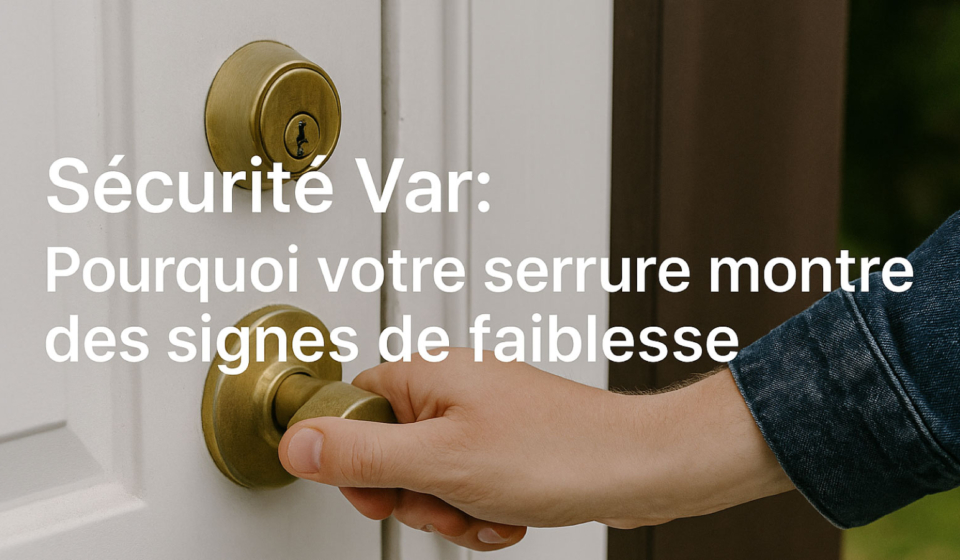 serrure défectueuse Var